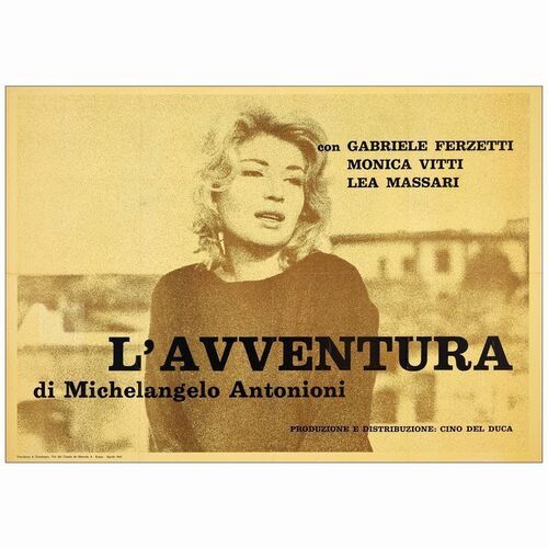 170: L'AVVENTURA - Horizontal Italian 2-Fogli (55" x 39"); Fine on European Linen