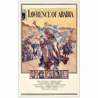 171: LAWRENCE OF ARABIA - One Sheet (26.75" x 42"); Very Fine on Linen