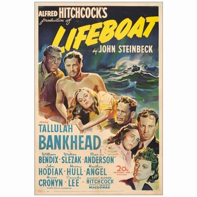 174: LIFEBOAT - One-Sheet (27" x 41"); Fine+ on Linen