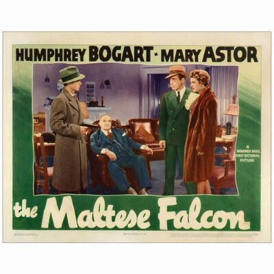 178: MALTESE FALCON,THE - Lobby Card (11" x 14"); Fine+
