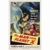 181: THE MAN FROM PLANET X - One-Sheet (27" x 41"); Fine+ on Linen