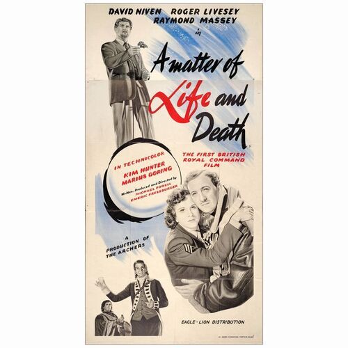 187: MATTER OF LIFE AND DEATH, A - UK Three Sheet (40" x 77"); AKA Stairway to Heaven; Very Fine Folded