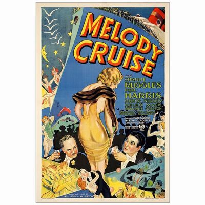 188: MELODY CRUISE - One-Sheet (27" x 41"); Very Fine on Linen