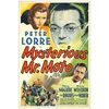195: MYSTERIOUS MR. MOTO - One-Sheet (27" x 41"); Stone Litho; Very Fine- on Linen