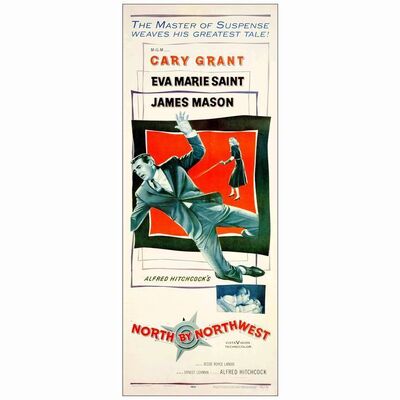 203: NORTH BY NORTHWEST - Insert (14.25" X 36"); Tim Matheson Collection; Fine+ on Linen