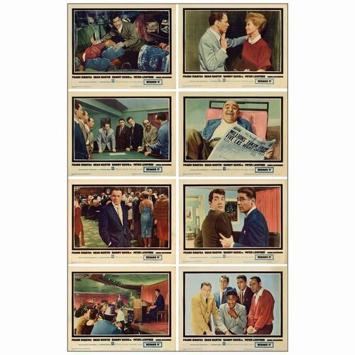 204: OCEAN'S ELEVEN - Lobby Cards (8) (11" x 14"); Fine+