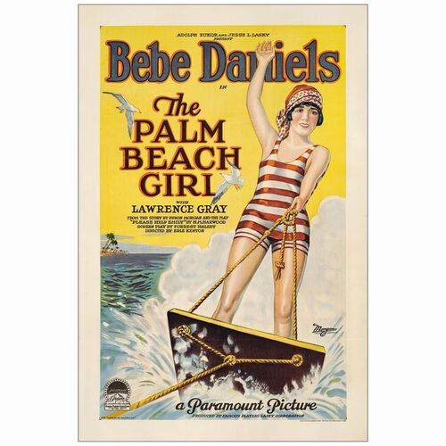 209: THE PALM BEACH GIRL - One-Sheet (27" x 41"); Fine+ on Linen