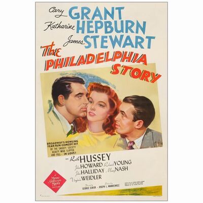 211: THE PHILADELPHIA STORY - One Sheet (27" X 41"); Style D; Fine- on Linen