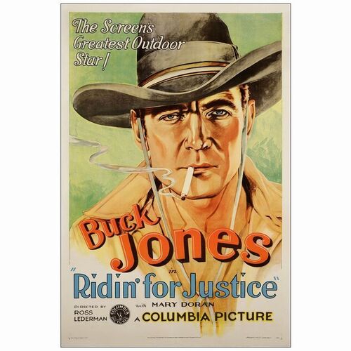 232: RIDIN' FOR JUSTICE - One-Sheet (27" x 41"); Very Fine- on Linen