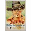 232: RIDIN' FOR JUSTICE - One-Sheet (27" x 41"); Very Fine- on Linen