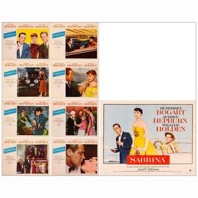 236: SABRINA - Half Sheet & Lobby Card Set (8) (22" x 28" & 11" x 14"); Very Fine- Folded