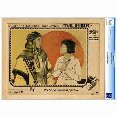 245: THE SHEIK - CGC Graded Lobby Card (11" x 14"); Fine+