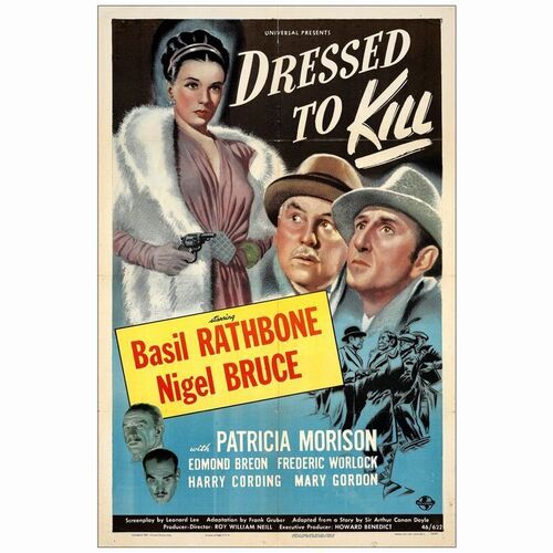 248: DRESSED TO KILL - One-Sheet (27" x 41"); Very Fine- Folded