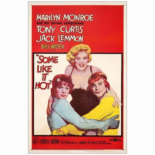 254: SOME LIKE IT HOT - One-Sheet (27" x 41"); Very Fine on Linen