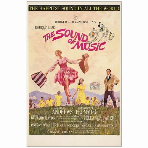 257: THE SOUND OF MUSIC - One-Sheet (27" x 41"); Todd-AO Roadshow Style; Fine+ on Linen