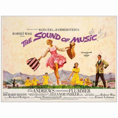 258: THE SOUND OF MUSIC - British Quad (30" X 40"); Very Fine Folded