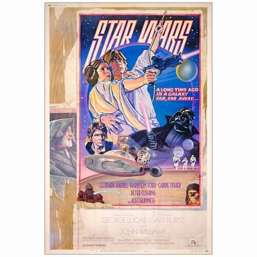 262: STAR WARS: A NEW HOPE - 40" x 60"; Style D; Fine+ Rolled