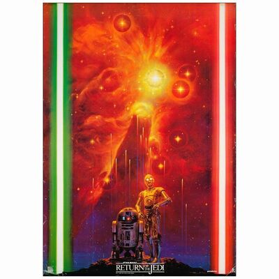 272: STAR WARS: RETURN OF THE JEDI - Japanese B2 (20.25" x 28.75"); Style B; Fine+ Rolled