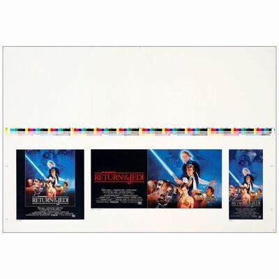 274: STAR WARS: RETURN OF THE JEDI - Printer's Proof for Large Concept Posters (41" x 28"); From the Collection of Steven Benge; Near Mint Rolled