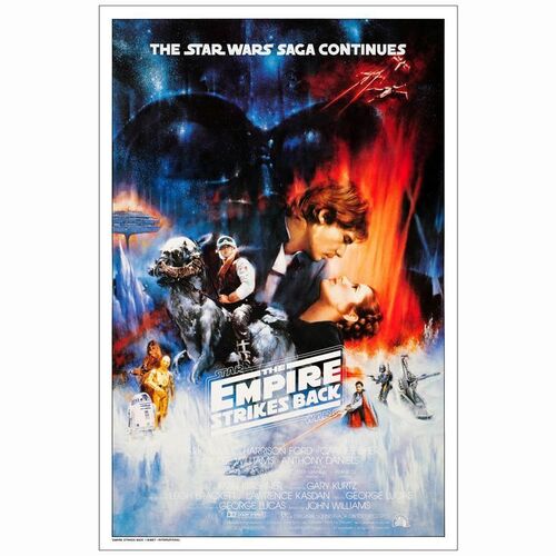 278: STAR WARS: THE EMPIRE STRIKES BACK - Original Test Printing One-Sheet (27" x 41"); International; Near Mint Rolled