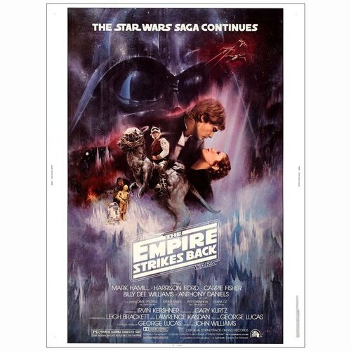 282: STAR WARS: THE EMPIRE STRIKES BACK - 30" x 40"; Style A; Very Fine+ Rolled