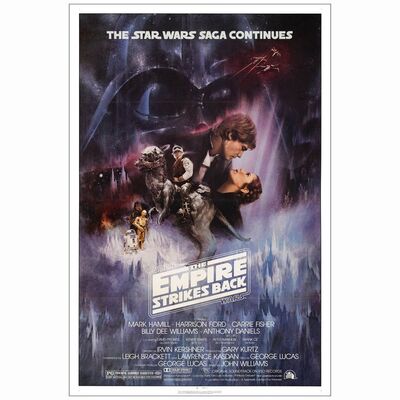 284: STAR WARS: THE EMPIRE STRIKES BACK - One-Sheet (27.25" x 41"); Style A; Very Fine+ on Linen