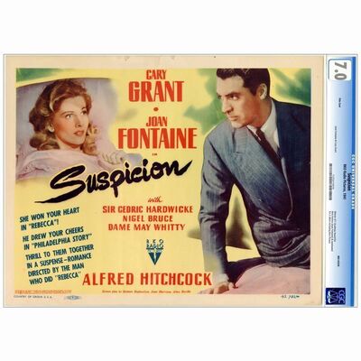 291: SUSPICION - CGC Graded Lobby Card (11" x 14"); Fine+