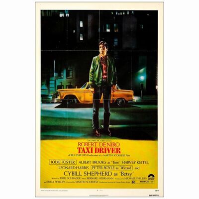 294: TAXI DRIVER - One Sheet (27" x 41"); Very Fine Folded