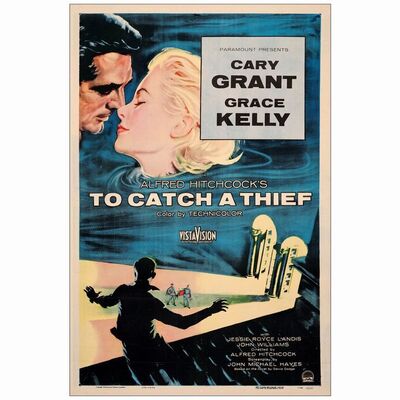 303: TO CATCH A THIEF - One-Sheet (27" x 40.5"); Fine- on Linen