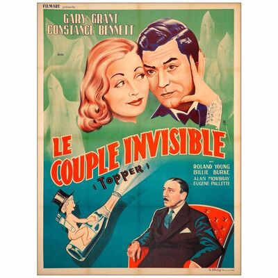 307: TOPPER - French Grande (47" x 63"); Very Fine on Linen