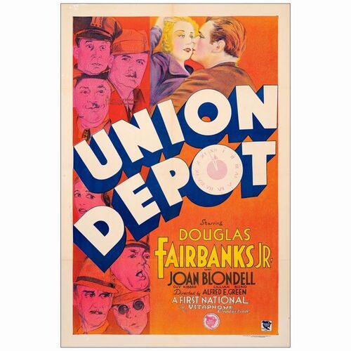 311: UNION DEPOT - One Sheet (27.25" x 40.75"); Very Fine- on Linen