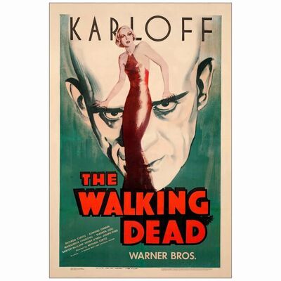312: THE WALKING DEAD - One-Sheet (27" x 41"); Fine+ on Linen