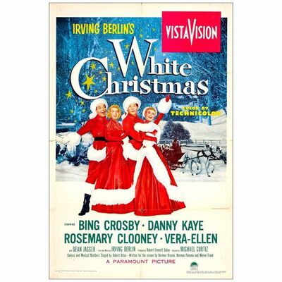 316: WHITE CHRISTMAS - One-Sheet (28" x 42"); Fine+ Folded