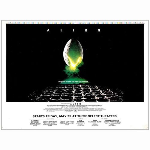 333: ALIEN - Subway (64" x 47.5"); Printer's Proof; Fine+ Rolled