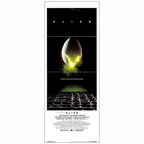 334: ALIEN - Insert (14" x 36"); Very Fine- Folded