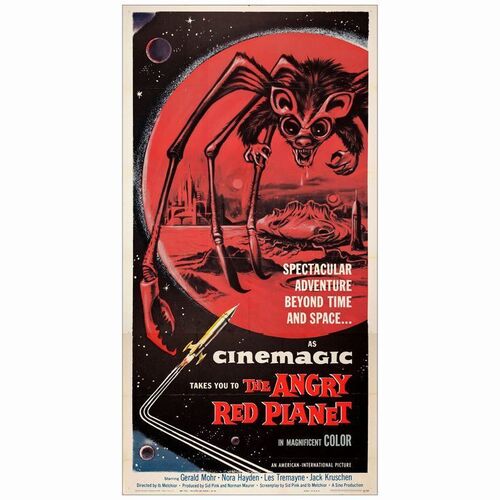 339: THE ANGRY RED PLANET - Three Sheet (41" x 79"); Very Fine Folded