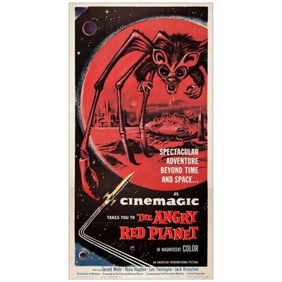 339: THE ANGRY RED PLANET - Three Sheet (41" x 79"); Very Fine Folded