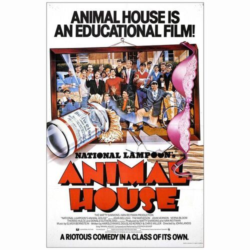 342: ANIMAL HOUSE - British One-Sheet (26.75" x 41"); Very Fine Folded