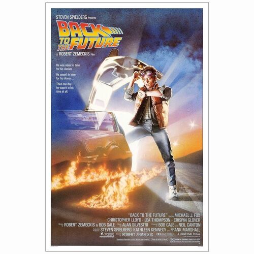 345: BACK TO THE FUTURE - One-Sheet (27" x 41"); Near Mint Rolled
