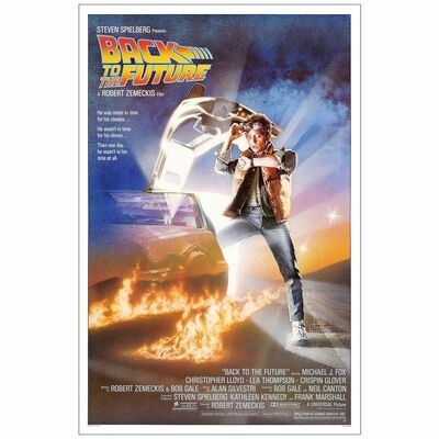 345: BACK TO THE FUTURE - One-Sheet (27" x 41"); Near Mint Rolled