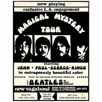 347: THE BEATLES MAGICAL MYSERY TOUR - Special Promo Poster (15.75" x 20.75"); Fine+ Rolled