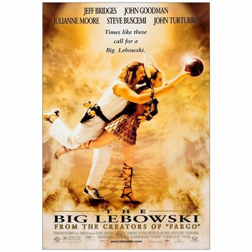 349: THE BIG LEBOWSKI - One Sheet (27" x 40"); Near Mint Rolled