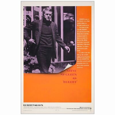 359: BULLITT - One-Sheet (27" x 41"); Fine on Linen