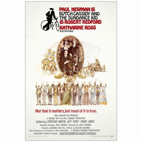 360: BUTCH CASSIDY AND THE SUNDANCE KID - One-Sheet (27" x 41"); Very Fine Folded