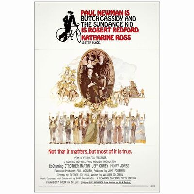 360: BUTCH CASSIDY AND THE SUNDANCE KID - One-Sheet (27" x 41"); Very Fine Folded