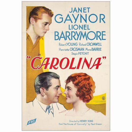 363: CAROLINA - One-Sheet (28" x 41"); Very Fine on Linen