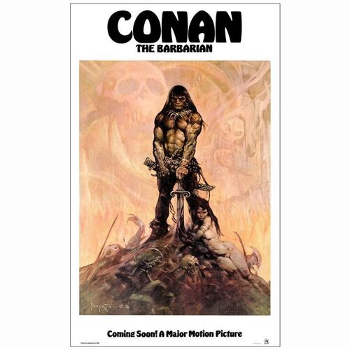 372: CONAN THE BARBARIAN - Advance Promotional (22" x 36"); Teaser; Near Mint Rolled