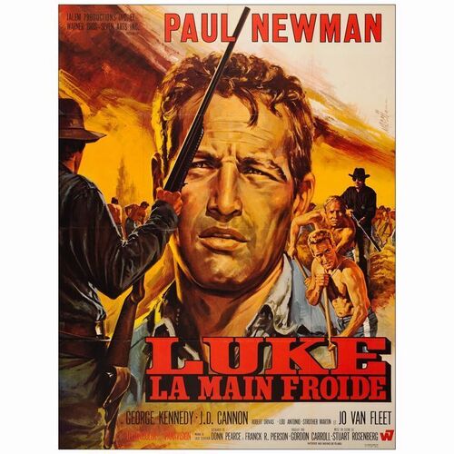 374: COOL HAND LUKE - French Grande (46" x 61); Very Fine Folded