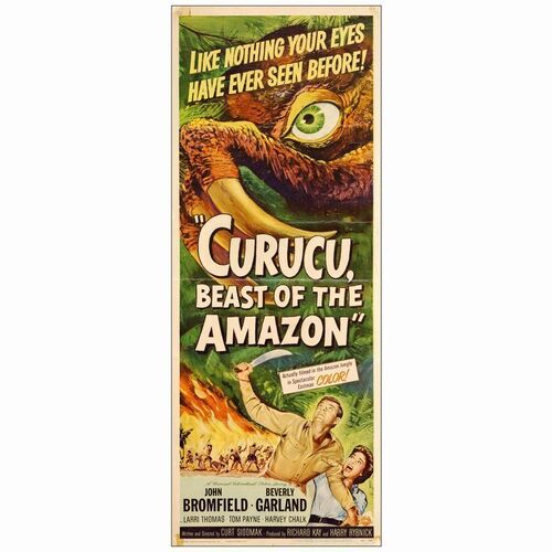 381: CURUCU, BEAST OF THE AMAZON - Insert (14" x 36"); Fine- Folded