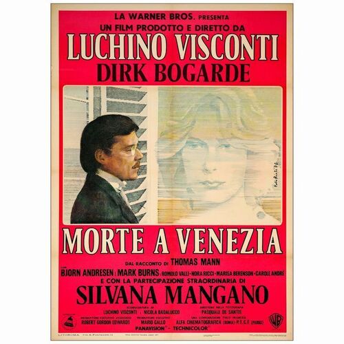 390: DEATH IN VENICE - Italian 2-Fogli (39" x 55"); Fine- on Linen